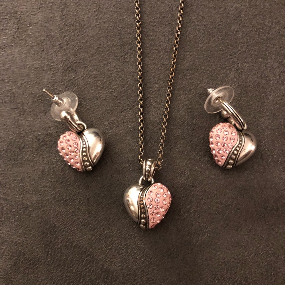 Brighton Power of Pink Necklace and Earrings